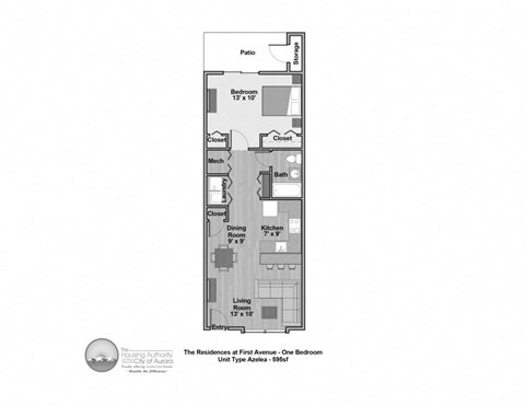 First Avenue 1 Bed 1 Bath Madison Style